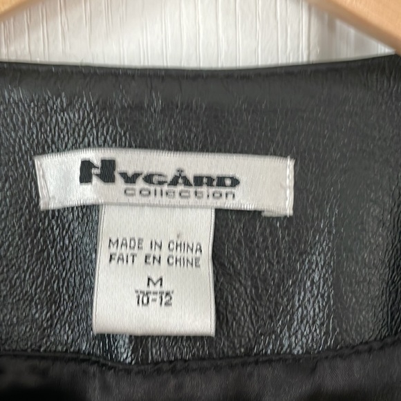 Vintage Nygard Leather and Rayon jacket SIZE M - Picture 2 of 8